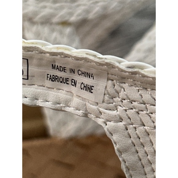 Rockport Shoes Womens Size 9 White Wedge Sandals Cork Platform Strappy‎ TruTECH - Picture 12 of 15